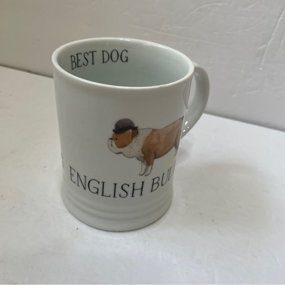 JULIANNA SWANEY FOR FRINGE ENGLISH BULLDOG CERAMIC‎ MUG